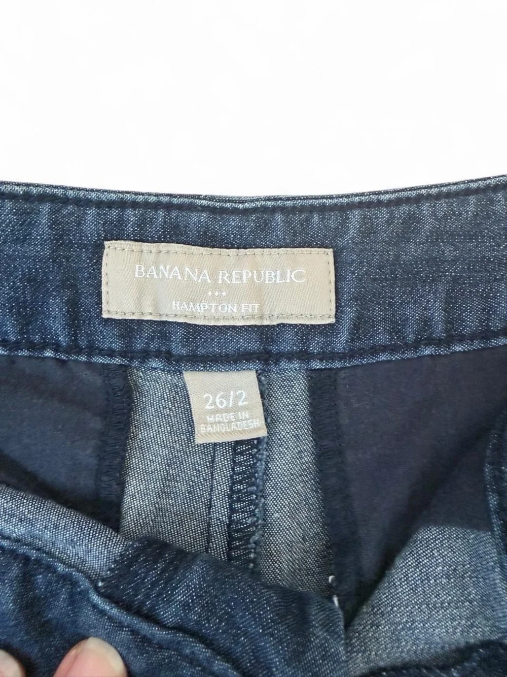 Banana Republic Navy Denim Short Shorts